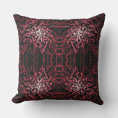 Abstract Splatter Dots Of Pinks And Reds Pattern アウトドアクッション (正面)