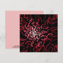 Abstract Splatter Dots Of Pinks And Reds Pattern