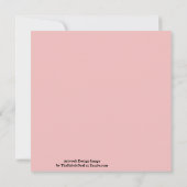 Abstract Splatter Dots Of Pinks And Reds Pattern カード (裏面)