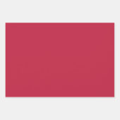 Abstract Splatter Dots Of Pinks And Reds Pattern ラッピングペーパーシート (正面3)