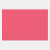 Abstract Splatter Dots Of Pinks And Reds Pattern ラッピングペーパーシート (正面2)