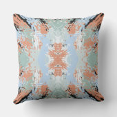 Abstract Split Ends Pattern And Soft Pastels アウトドアクッション (裏面)