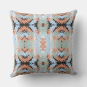 Abstract Split Ends Pattern And Soft Pastels アウトドアクッション (裏面)