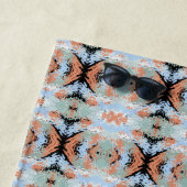 Abstract Split Ends Pattern And Soft Pastels ビーチタオル (インサイチュ)