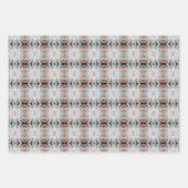 Abstract Split Ends Pattern And Soft Pastels ラッピングペーパーシート (正面2)