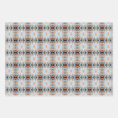 Abstract Split Ends Pattern And Soft Pastels ラッピングペーパーシート (正面)