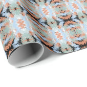 Abstract Split Ends Pattern And Soft Pastels ラッピングペーパー (ロールコーナー)