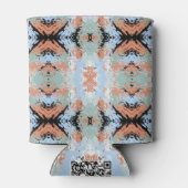 Abstract Split Ends Pattern And Soft Pastels 缶クーラー (裏面)