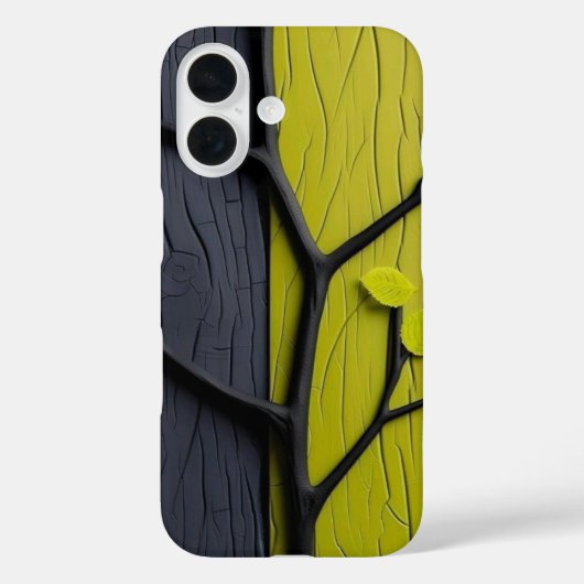 Abstract Split Tree Texture Phone Case Case-Mate iPhoneケース (裏面)