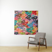 Abstract Spray Paint Texture Backgroundart,street, タペストリー (インサイチュ(横))