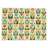 Abstract Spring Flowers Large Gift Bag ラージペーパーバッグ (裏面)