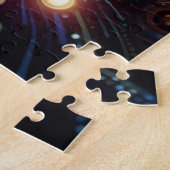 Abstract Stars and Moon ジグソーパズル (側面)