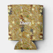 Abstract Stencil Pattern Glitz Any Age Birthday  缶クーラー (裏面)