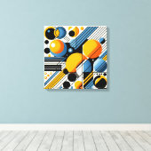 Abstract Stretched Canvas Print キャンバスプリント (インサイチュ (ウッドフロア))