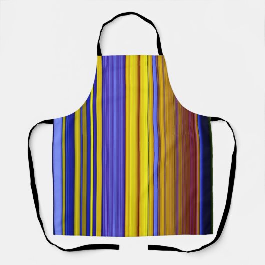 Abstract Stripes Design 1 エプロン (正面)