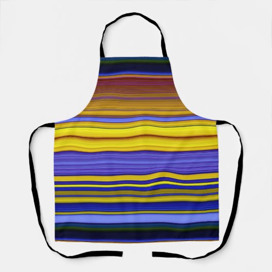 Abstract Stripes Design 1 エプロン (正面)