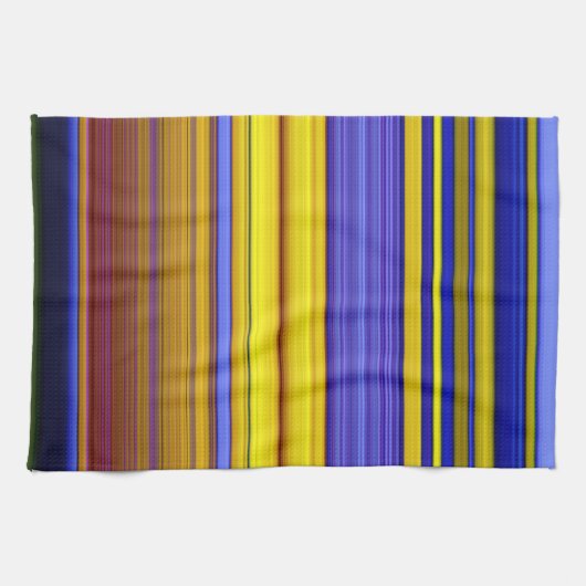 Abstract Stripes Design 1 キッチンタオル (横)