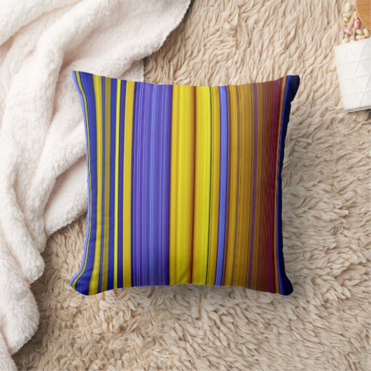 Abstract Stripes Design 1 クッション (ブランケット)