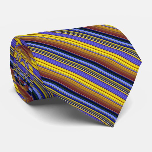 Abstract Stripes Design 1 ネクタイ (ロール)