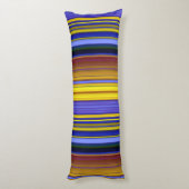 Abstract Stripes Design 1 ボディピロー (裏面 (縦))