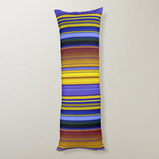 Abstract Stripes Design 1 ボディピロー (裏面 (縦))