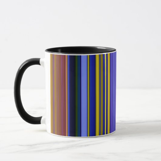Abstract Stripes Design 1 マグカップ (左)
