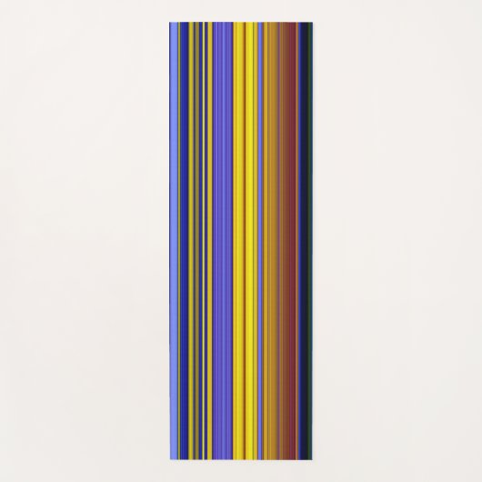 Abstract Stripes Design 1 ヨガマット (正面)