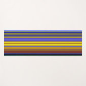Abstract Stripes Design 1 ヨガマット (正面(横))
