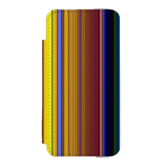 Abstract Stripes Design 1 iPhone SE/5/5sウォレットケース