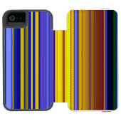 Abstract Stripes Design 1 Incipio iPhoneウォレットケース (フォリオ Open)