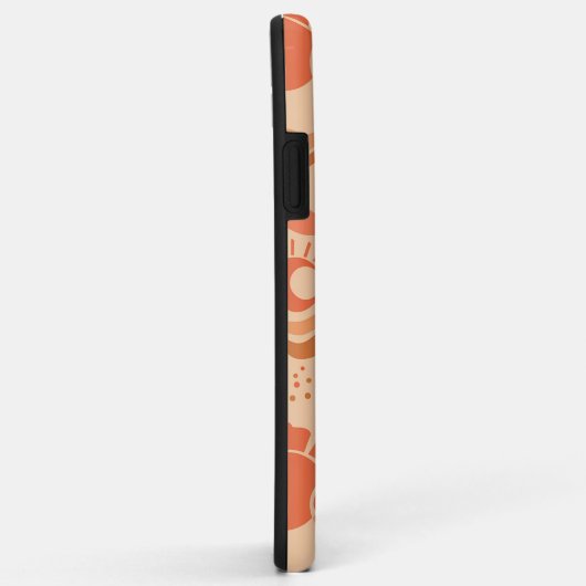 Abstract Summer Sun and Waves Pattern Case-Mate iPhoneケース (裏面/右)