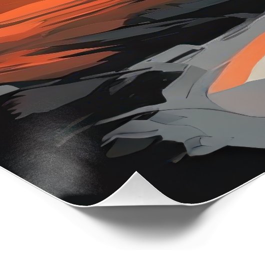 Abstract Sunset ポスター (コーナー)