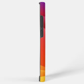 Abstract sunset colours in an elegant pattern samsung galaxyケース (右側面)