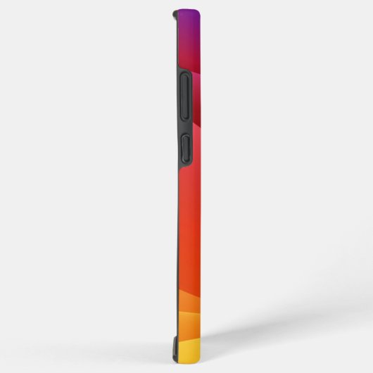 Abstract sunset colours in an elegant pattern samsung galaxyケース (右側面)