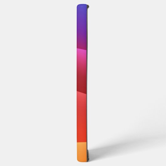 Abstract sunset colours in an elegant pattern samsung galaxyケース (左側面)