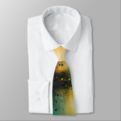 Abstract Sunset Over Teal Waters ネクタイ (タイ)