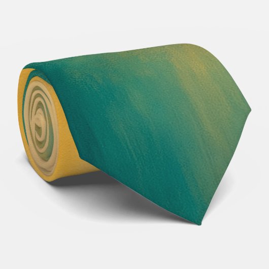 Abstract Sunset Over Teal Waters ネクタイ (ロール)