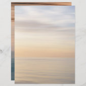 Abstract sunset water texture Scrapbook Paper (正面/裏面)