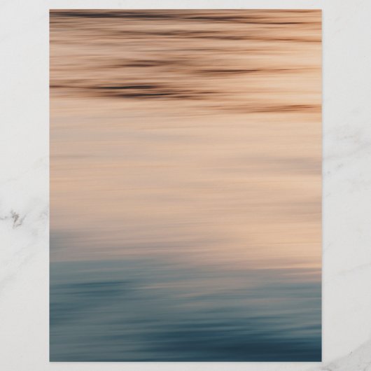 Abstract sunset water texture Scrapbook Paper (裏面)