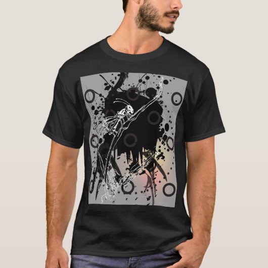 ABSTRACT SURF SKELETON Tシャツ (正面)