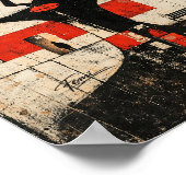 Abstract Surreal Mindscape wall art Portrait ポスター (角)