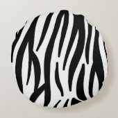 Abstract Swirl Animal Pattern Decorative Cushion  ラウンドクッション (裏面)