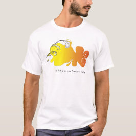 Abstract Swirl Fish – Colorful New Family Member  Tシャツ