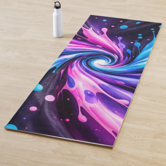 Abstract Swirl Liquid Vortex Yoga Mat ヨガマット (インサイチュ)