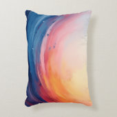 Abstract Swirl of Warmth and Depth アクセントクッション (正面(垂直))