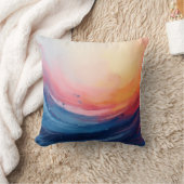 Abstract Swirl of Warmth and Depth クッション (ブランケット)