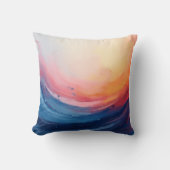 Abstract Swirl of Warmth and Depth クッション (正面)