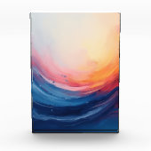 Abstract Swirl of Warmth and Depth フォトブロック (正面)