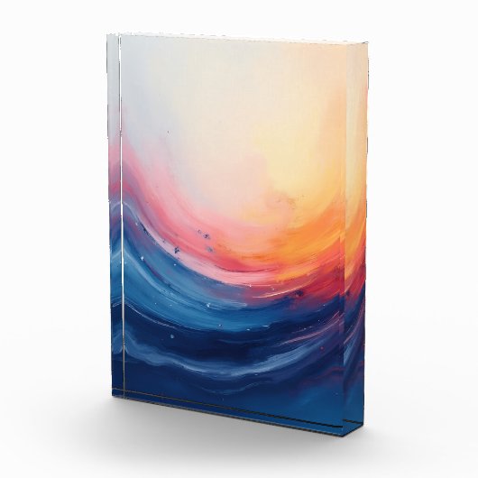 Abstract Swirl of Warmth and Depth フォトブロック (右)