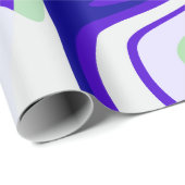 Abstract Swirling Pattern in Cool Tones ラッピングペーパー (ロールコーナー)